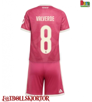 Real Madrid Federico Valverde #8 Tredje Kläder Barn 2026-27 Kortärmad (+ Korta byxor)